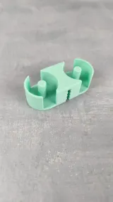 Mint green paraffin wax holder for Brother knitting machine