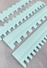 Set of 4 blue needle selector rulers for 5mm knitting machines