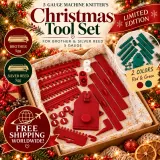 Christmas Knitting Machine Tool Set, Brother Silver Reed 5 Gauge, Limited Edition Gift Set