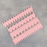 Set of 4 pink needle selector rulers for 5gg knitting machines