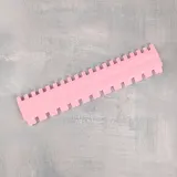 Pink ribbing needle selector tool, 2x1 and 1x1 sides