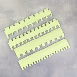 Set of 4 lime green needle selector rulers for 3gg bulky knitting machines